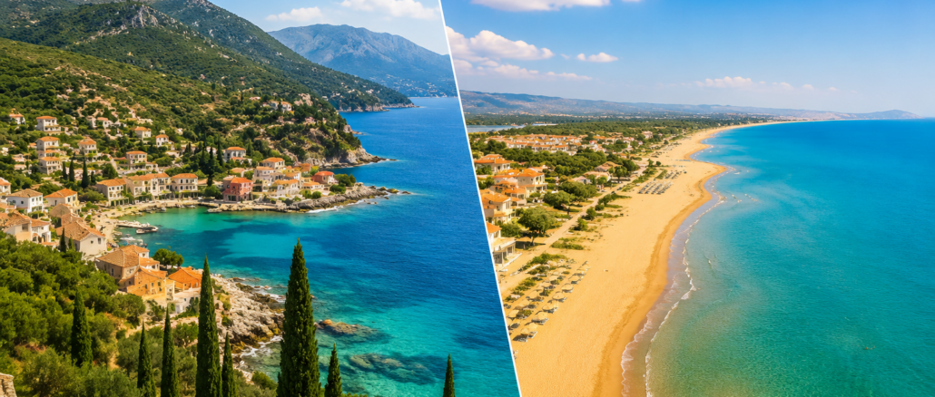 Korfu Nord oder Süd? Der große Regionenvergleich für deine Urlaubsplanung